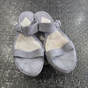 Klik Gray Suede Women's Sandals Size 10